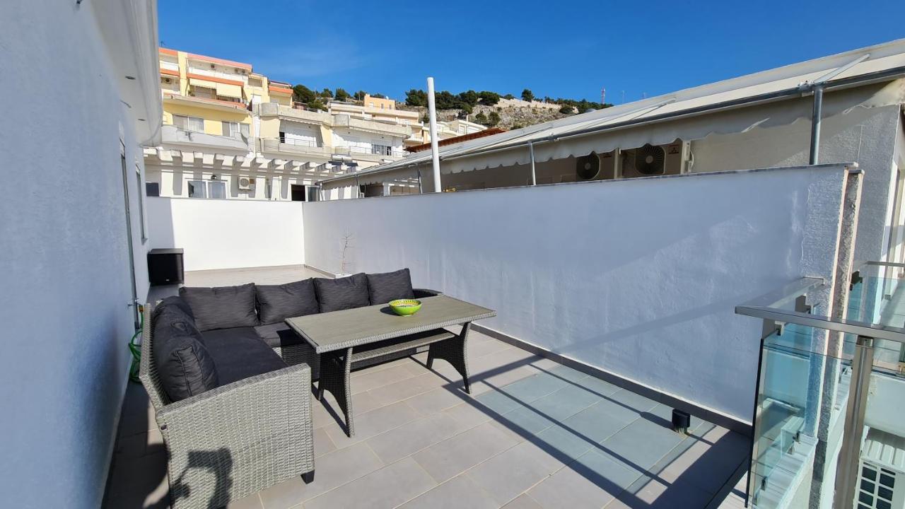 Rocknest Sea View Penthouse Leilighet Sarandë Eksteriør bilde