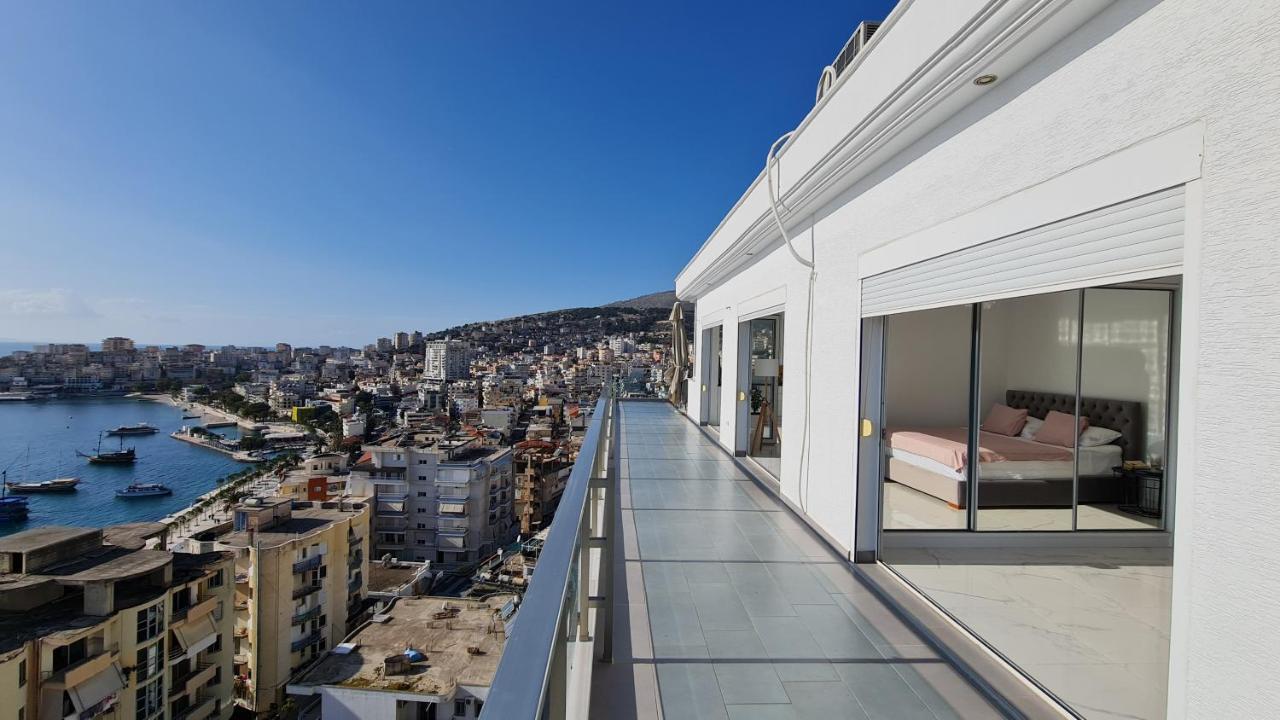 Rocknest Sea View Penthouse Leilighet Sarandë Eksteriør bilde