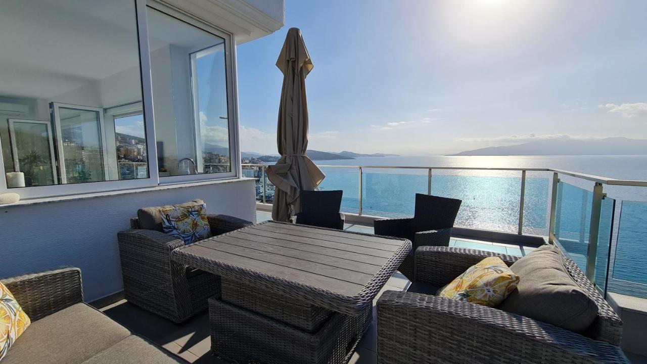 Rocknest Sea View Penthouse Leilighet Sarandë Eksteriør bilde