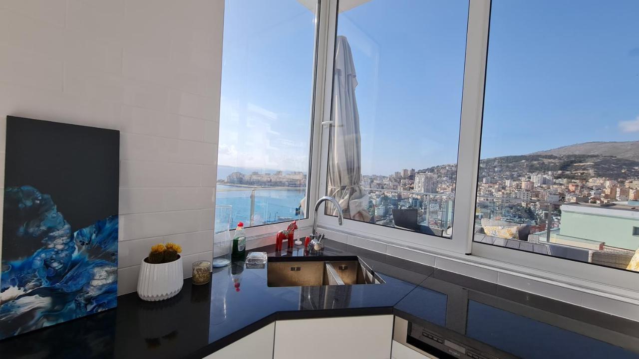 Rocknest Sea View Penthouse Leilighet Sarandë Eksteriør bilde