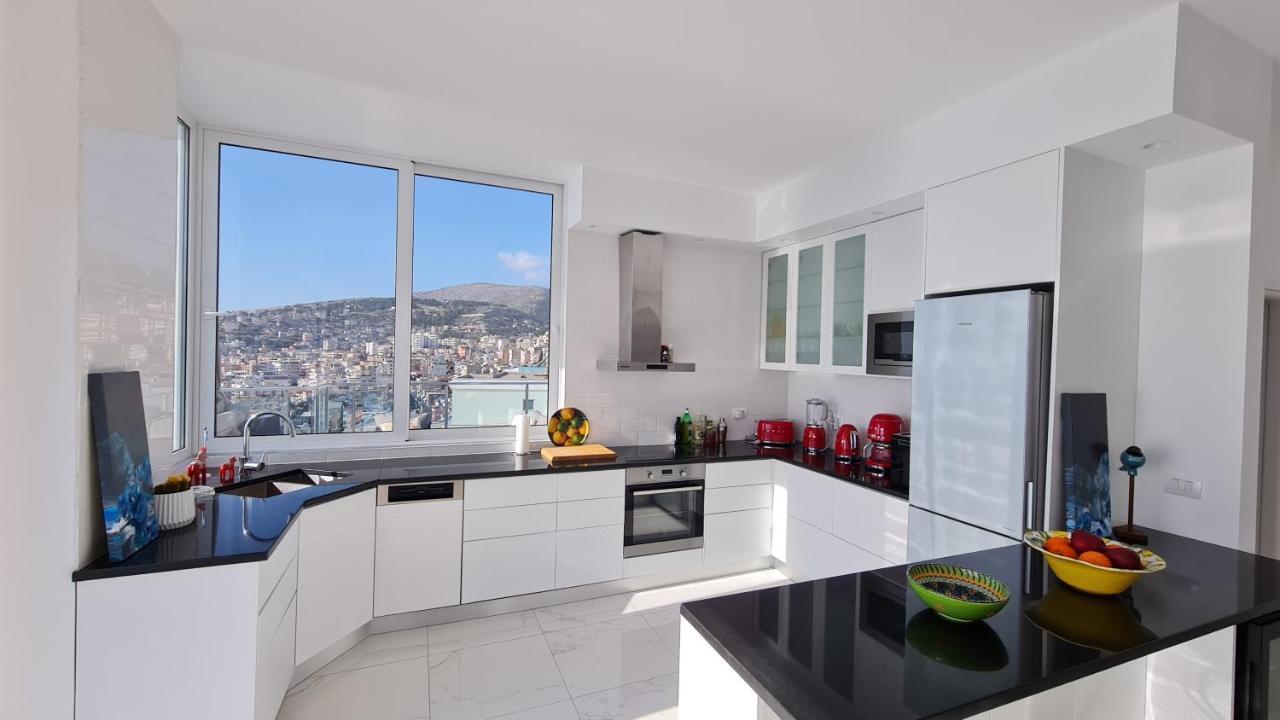 Rocknest Sea View Penthouse Leilighet Sarandë Eksteriør bilde