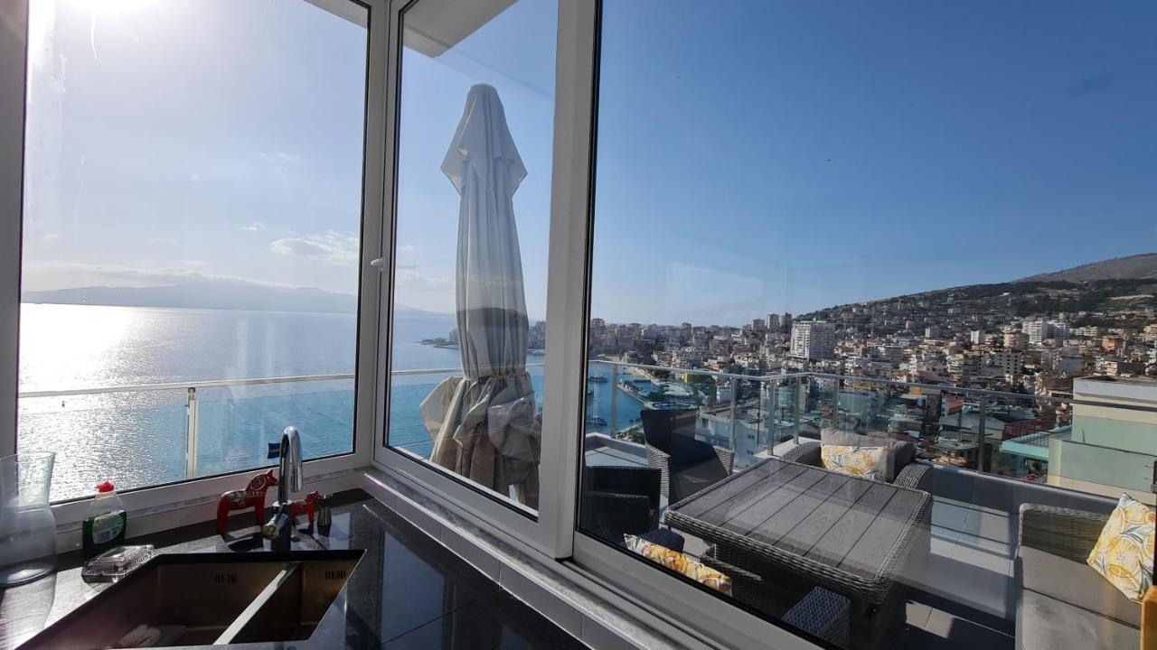 Rocknest Sea View Penthouse Leilighet Sarandë Eksteriør bilde