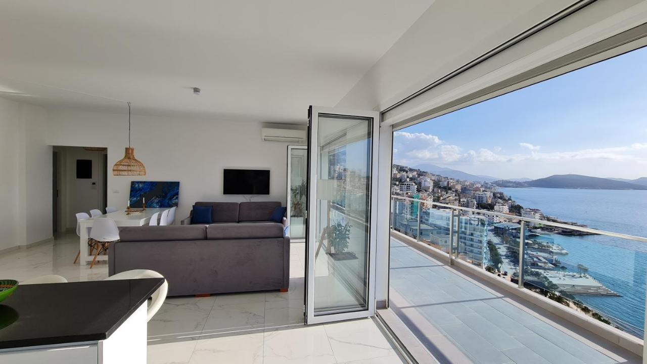 Rocknest Sea View Penthouse Leilighet Sarandë Eksteriør bilde