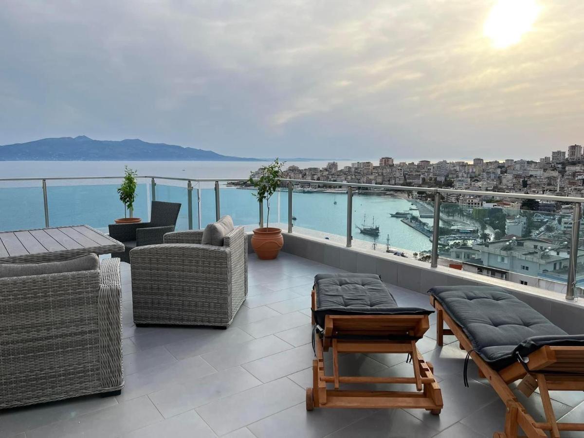 Rocknest Sea View Penthouse Leilighet Sarandë Eksteriør bilde